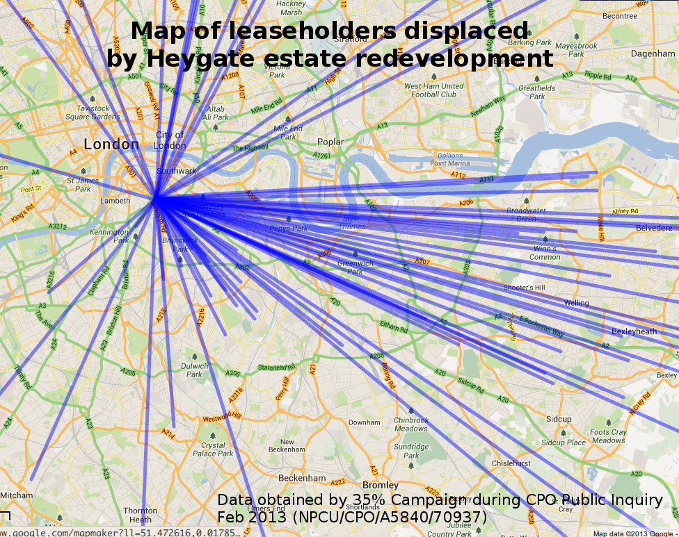 The Heygate Diaspora - 35% Campaign